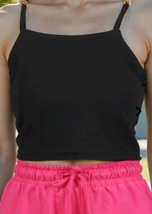 Shein Black Chain Strap Tank