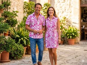 Stylish Pink Paisley Print Shirt