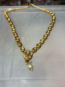 Exquisite Kundan &amp; Pearl Necklace