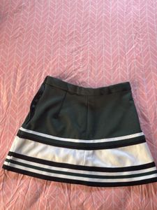 Green and White Skirt