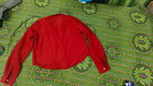 Red Cotton Blouse