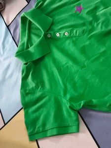Bright Green Collared Polo t-Shirt