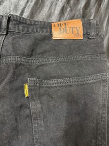 Zipper Detail Denims high quality Off duty