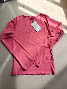 Ribbed Long Sleeve Top