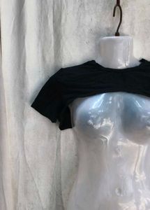 Shein Black Cropped Top