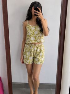 Cute Floral Pajama Set