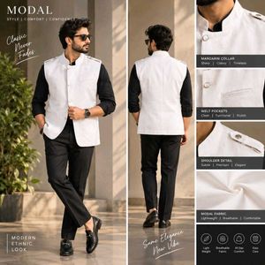Men's Modish Ethnic Waistcoat