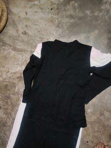 Black &amp; White Tracksuit Set