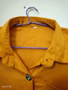 Women Regular Fit Casual Shirt With Puffed Sleeves