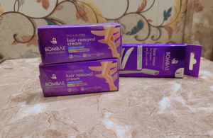 Hair Removal Cream + Face Razor
