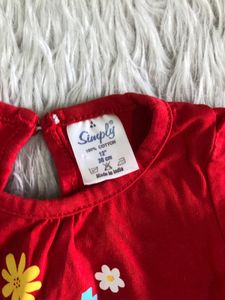Red Printed Dress (Girl’s)