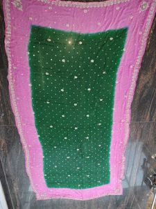 Embroidered Green Salwar Kameez Set