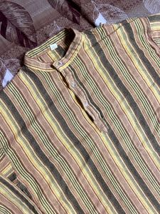 Men's Striped Kurta