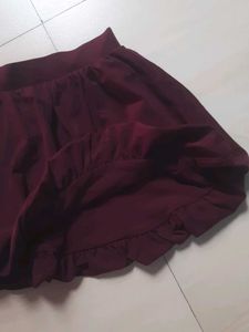 Adidas Burgundy Skirt