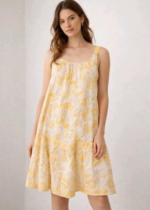 Yellow Floral Sundress (worn once)
