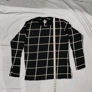 Checkered Long Sleeve T-Shirt