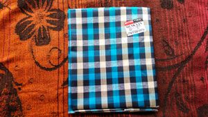 Checked unstitched dress material