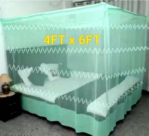 Green Mosquito Net for Bed
