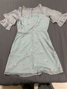 Charming Floral Print Dress