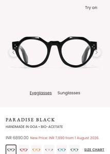 Montford Black Acetate Round Eyeglasses