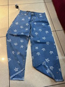 Star Print Jeans