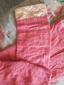 Pink Embroidered Kurta (Women)