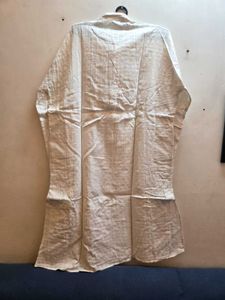 Men's Cotton White Kurta