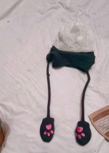 Air Flapping Woolen Cap