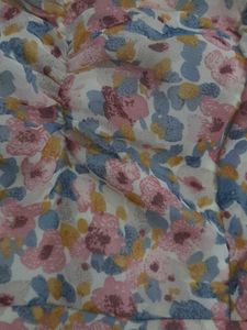 Floral Peach Mini Dress