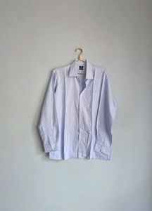 Light Blue Check Men's Shirt Van Heusen 48"