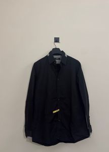 J. Bass Black Button-Up Shirt