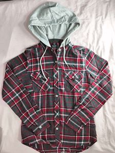 Hooded Flannel Shirt