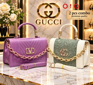 Designer Handbag Combo - 2 Pcs