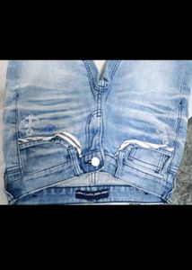 Women's Flared Blue Jeans