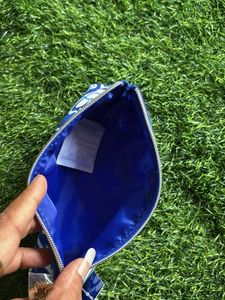 Estee Lauder Blue Floral Pouch