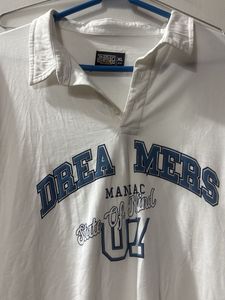 white colour full sleeve T-shirt