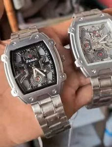 Fenix Premium Skeleton Dial Metal Watch