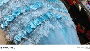 Girls' Magical Blue Gown