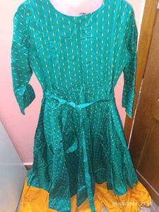 New Unused Xl Full Flared Ethnic Gown
