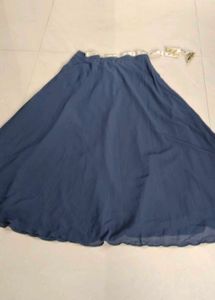 Long Blue skirt