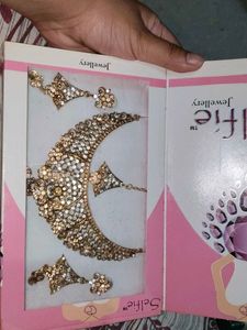 Exquisite Kundan Necklace and Earring Set
