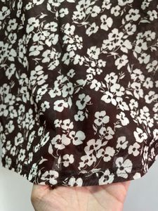Floral Mesh Sheer Top