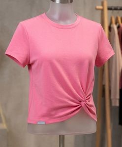 Skechers Pink Knot-Front T-Shirt