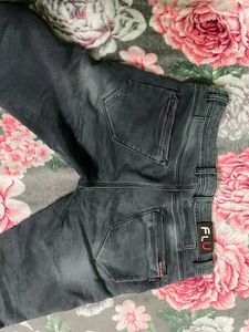 Black Faded Jeans