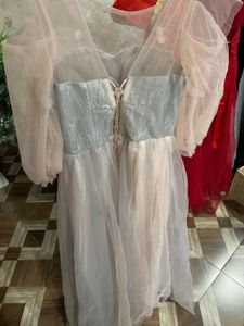 Elegant Tulle &amp; Lace Gown midi❤️🎀