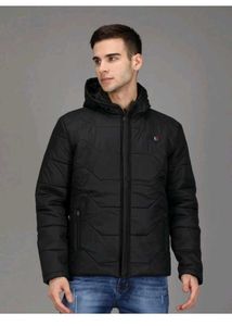 Men's Black Puffer Jacket