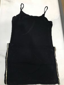 Chic Black Cotton Kurta