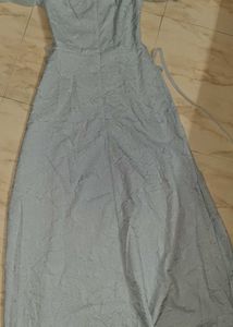 Savana lace up a line dress