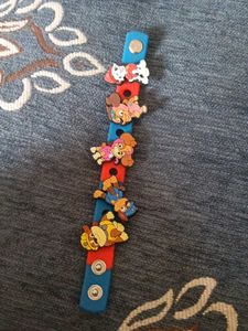 cute paw patrol cartoon charm silicone wristband f