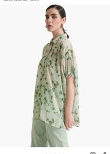 kazo Chic Floral Loose Fit Shirt